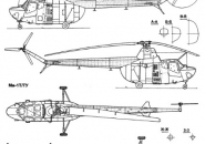 Вертолет Ми-1 схема судна