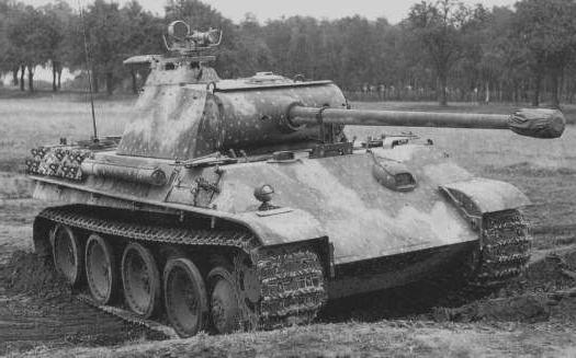 танк пантера с ночным прицелом