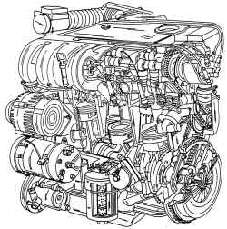 2.0 Двигатель VR6 Volkswagen Sharan