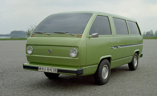 1975-ый год. Первый вариант дизайна Т3. До появления первого серийного Т3 остаётся 4 года.