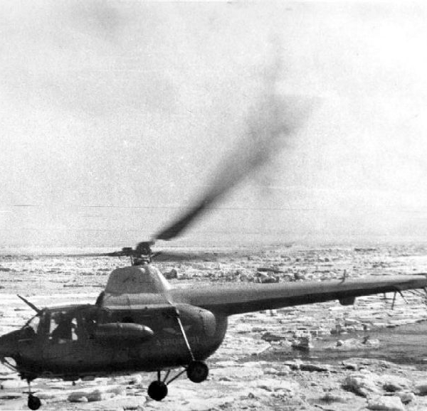 2а.Ми-1Т в Арктике. 1956 г.