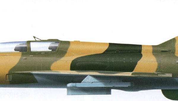 12.МиГ-21УС ВВС Египта. Рисунок.