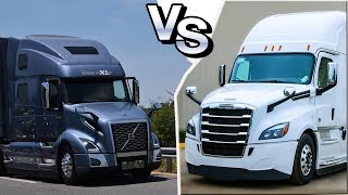 Войны грузовиков VOLVO vnl 2018 vs Freightliner Cascadia 2018