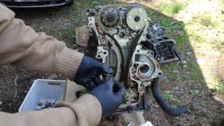 How ro replace timing chain Toyota Corolla VVT-i engine. Years 2000 to 2015
