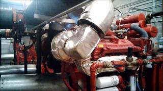 Detroit Diesel 8V92 Fire Pump: Test Run After Repair.