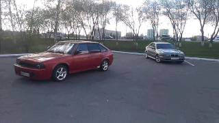 BMW E39 vs Москвич 2141 F3R