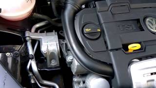 Треск в области двигателя в VW Тигуане 1,4 TSI DSG 150л.с.