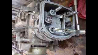 Разборка двигателя на скутере 4т 157QMJ