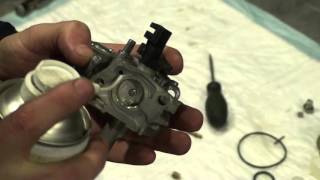 Разборка, чистка и регулировка карбюратора двигателя Honda GX