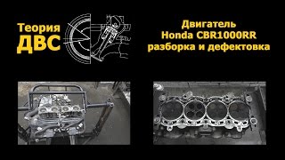 Теория ДВС: Двигатель Honda CBR1000RR (разборка и дефектовка)