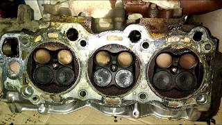 Разбор двигателя 5VZ-FE после промывки Димексидом. Читайте описание под видео!
