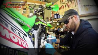 Motul Engine Clean Test on a Motocross engine
