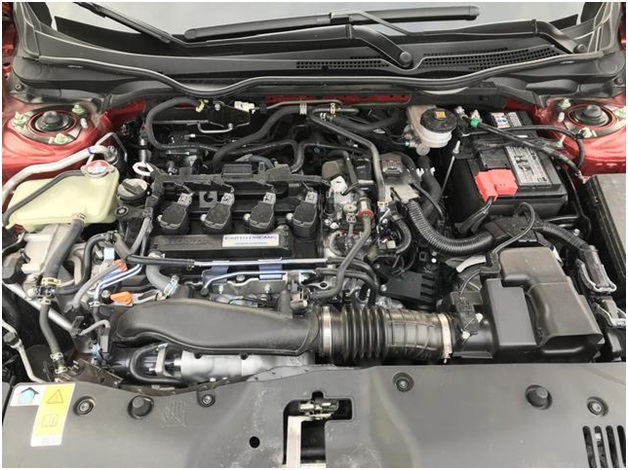 L15C в подкапотном пространстве Honda Civic 2017 1.5 Turbo