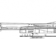 Ту-160 модель вид сбоку