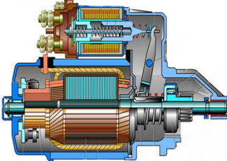 Внутреннее устройство стартера