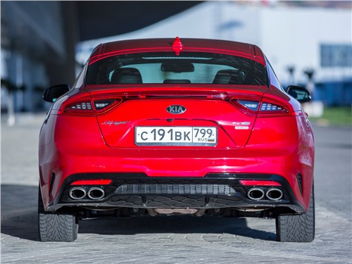 Kia Stinger 2017 вид сзади