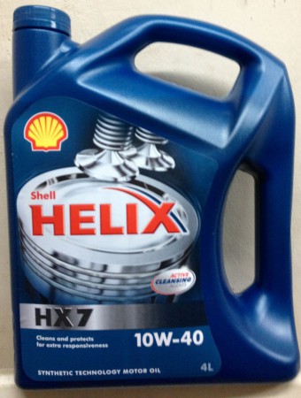 Shell Helix 10W-40.