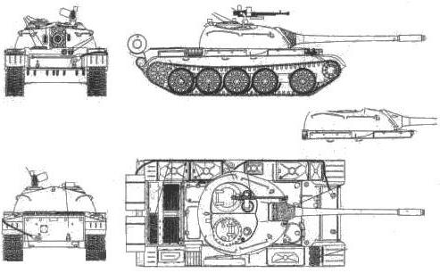отличие танка т 55 от т72