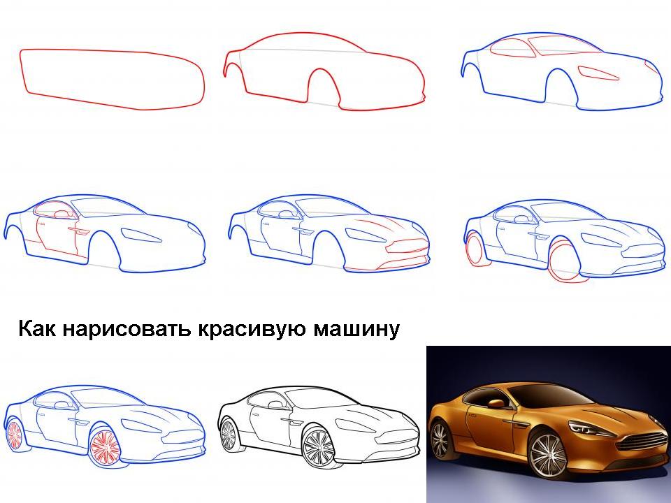 Машину карандашом поэтапно. Машина рисунок. Машины для рисования. Уроки рисования машин. Рисунки для срисовки машины.