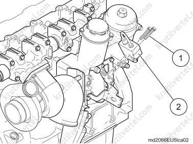 система смазки двигателей серии D2676 и D2066 на MAN TGA с 2000 года, система смазки двигателей серии D2676 и D2066 на МАН ТГА с 2000 года