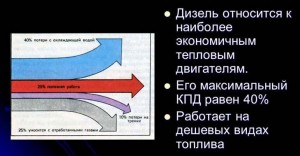 КПД дизельного двигателя