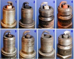 Диагностика состояния двигателя по свечам зажигания