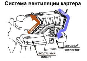 Система вентиляции картера устройство