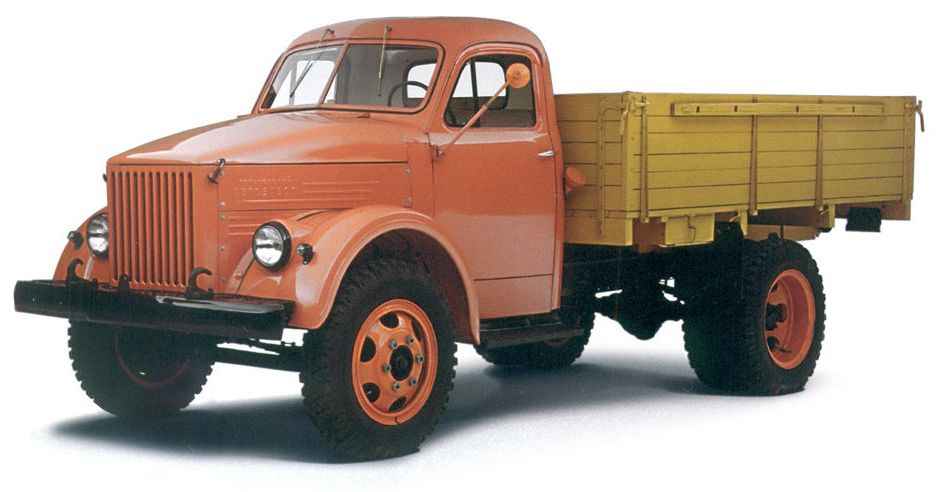 ГАЗ-51 А выпуска 1955 года. На базе этого автомобиля с 1975 года выпускались грузовики ГАЗ-52-04
