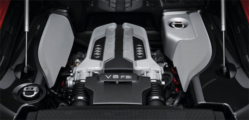 фотографии Ауди Р8, двигатель V8