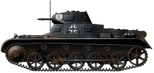 Танк Sd.Kfz. 101 Pz.Kpfw I Ausf. B.