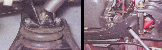 замена передних опор двигателя ваз 2107