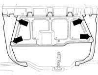4.3 Снятие и установка нижней крышки двигательного отсека