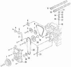 4.6.2 Общие сведения и размеры деталей Nissan Almera