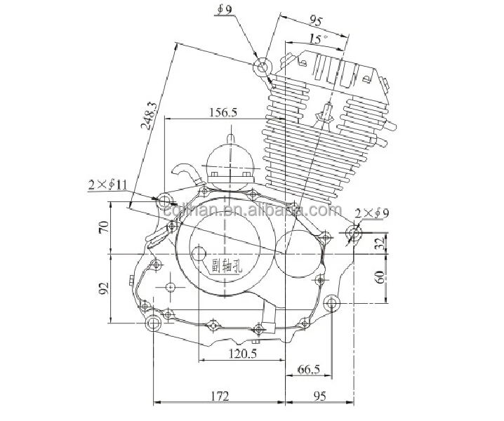 Zongshen CB200 ZS169FML Enigne руководство для мотоцикла