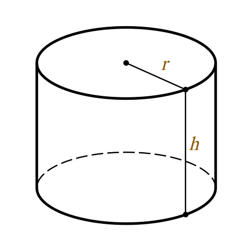 Как рассчитать объем цилиндра
