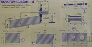 Опора для двигателя Жигулей.