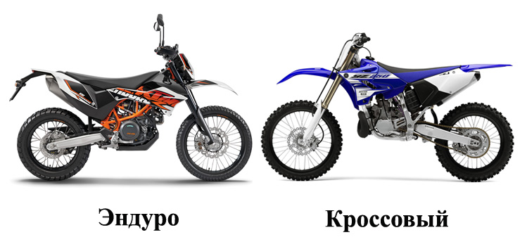 Различия мотоциклов