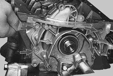 Основные операции выполняемые при разборке двигателя на автомобиле ВАЗ 2170 2171 2172 Лада Приора (Lada Priora)