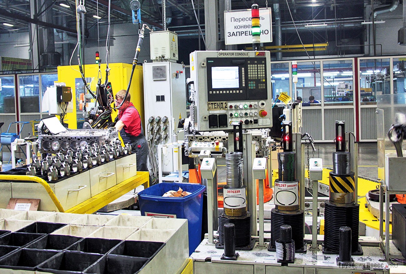 Линии для подсборки головки блока цилиндров и поршня с шатуном