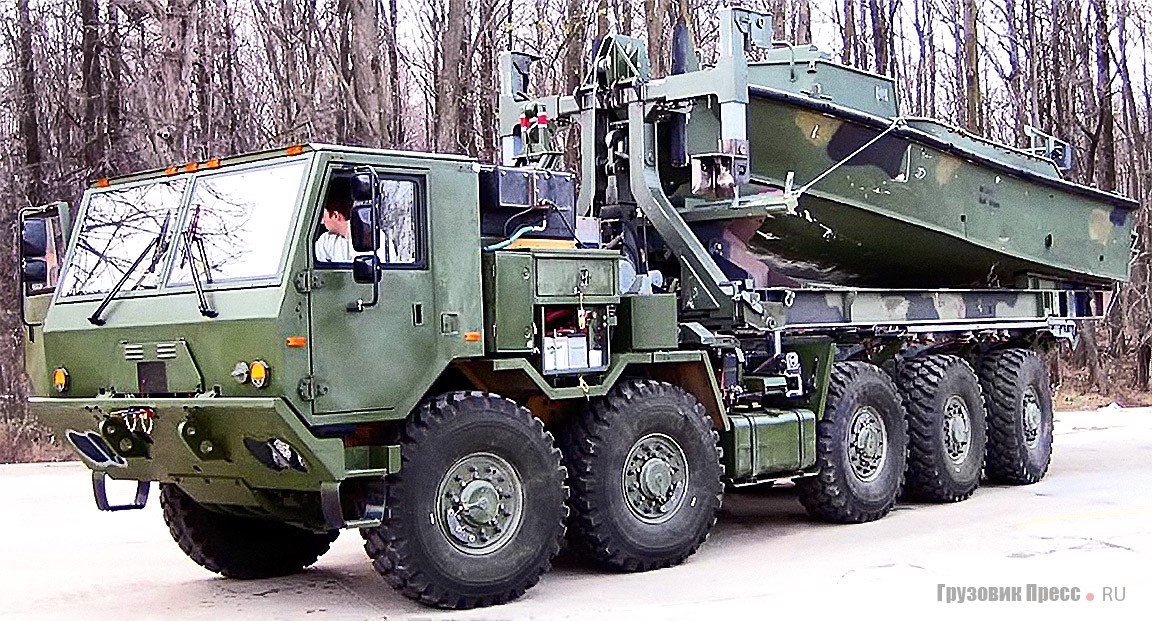 Tatra 815-7E0R89 (10х10) с устройством «мультилифт» на испытаниях в США по программе LVSR, 2005 г.