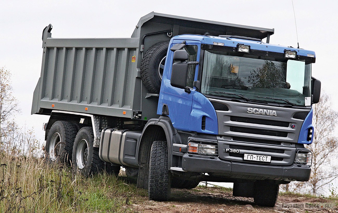 Тест-драйв самосвала Scania P 380CB 6x4 EHZ, журнал «Грузовик Пресс»