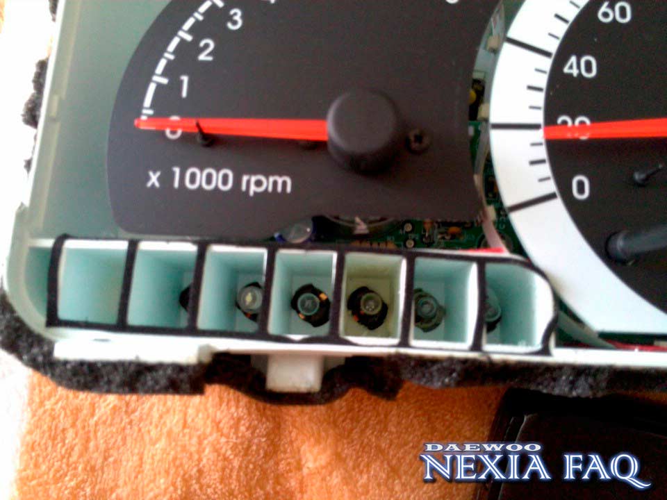 Улучшение яркости ламп панели приборов на нексии (nexia)