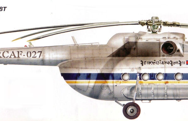 25.Ми-8Т премьер-министра Камбоджи. Рисунок.