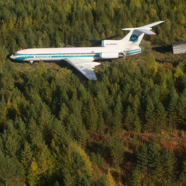 6.Ту-154М Алроса после знаменитой посадки.
