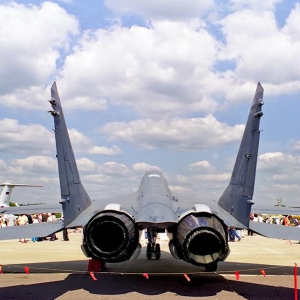 12.Отклоняемые сопла двигателей МиГ-29ОВТ