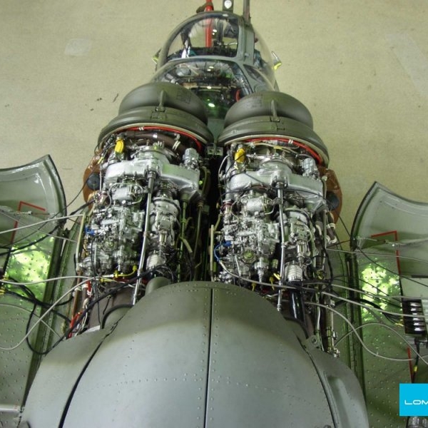 5.Двигатель ТВ3-117 на вертолете Ми-24.