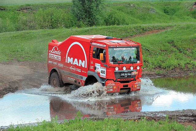 Грузовик MAN на ралли Дакар