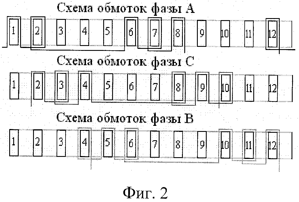 ШЕСТИФАЗНЫЙ ВЕНТИЛЬНО-ИНДУКТОРНЫЙ ДВИГАТЕЛЬ, УПРАВЛЯЕМЫЙ ТРЕХФАЗНЫМ ТОКОМ СИНУСОИДАЛЬНОЙ ФОРМЫ