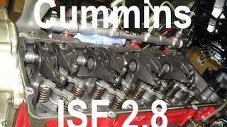 Регулировка клапанов на Cummins ISF 2.8