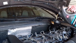 Oil change on Diesel Volvo 5cyl 2.4 D4 or D5.